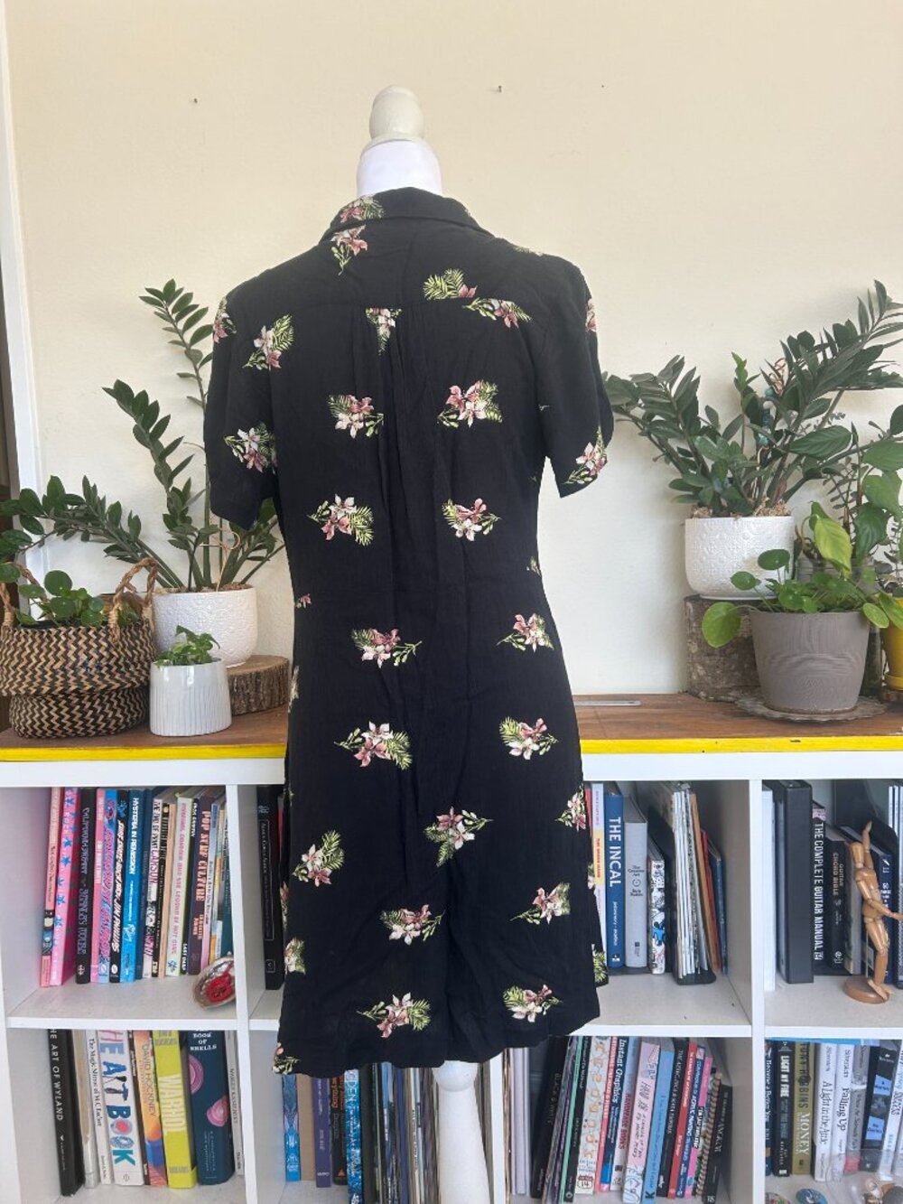 Volcom Black Floral Mini Dress - Picture 15 of 16